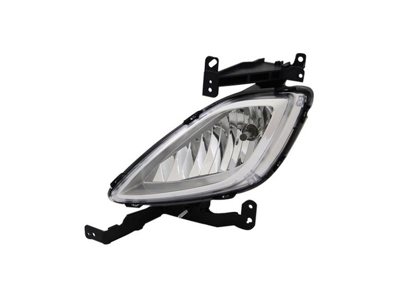 TYC 19 12024 00 9 CAPA Certified Fog Light Assembly Left Hyundai