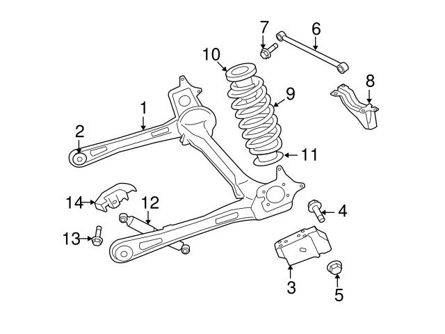 Genuine VW Audi 7B0511115L Coil Spring Left Right Rear VW