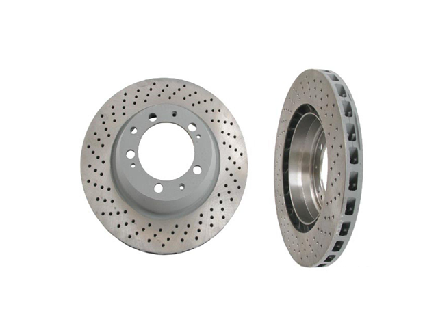 Sebro 205833 Disc Brake Rotor; Rear Left; Directional - Porsche ...