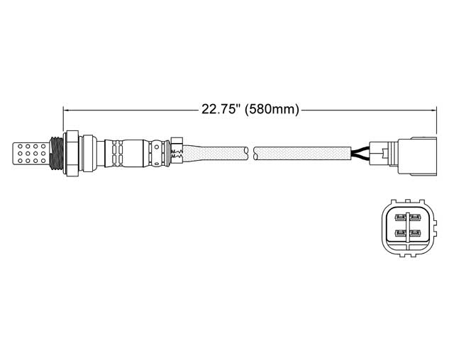 Walker 25024106 Oxygen Sensor - Lexus, Toyota