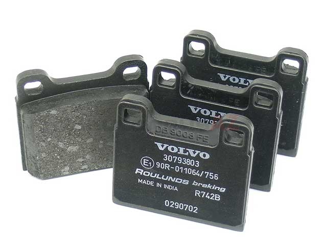 Genuine Volvo 30648383, 30793802 Brake Pad Set; Rear | 0014200620 ...