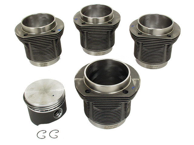 Mahle 31119806990 Piston Set; 90.5mm Big Bore Set; Forged Pistons; SET ...