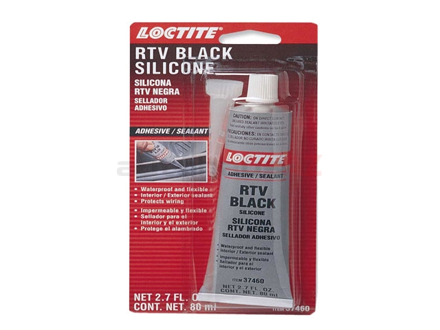 Loctite 37460 491979 Rtv Black Silicone Adhesivesealant 80ml Loctite