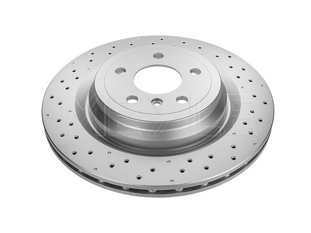 Meyle 1664230412, 0155230010PD Disc Brake Rotor; Rear, Vented and Cross ...