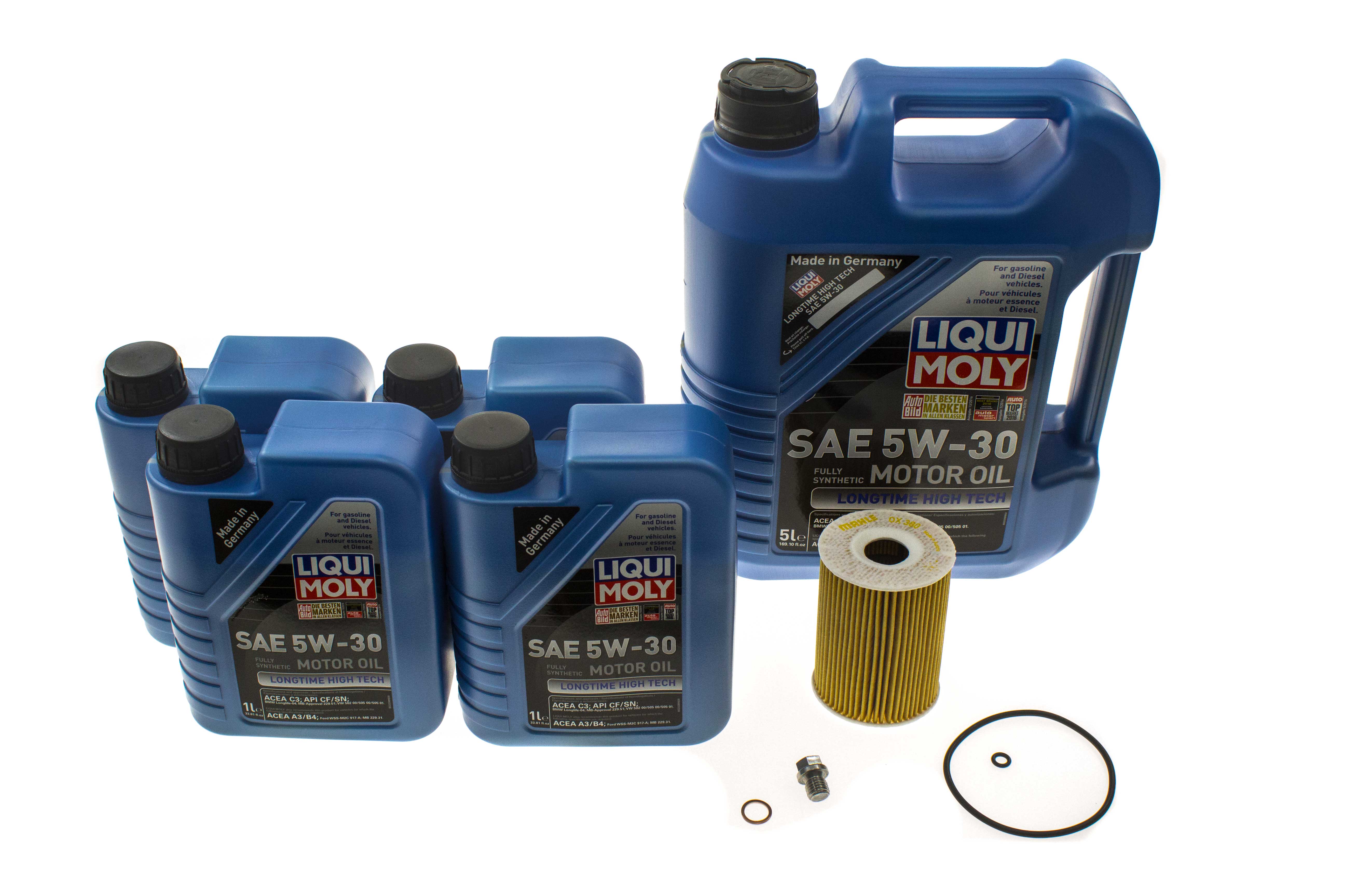 Liqui Moly Fully Synthetic Longtime High Tech 5W-30 Motor Oil - 5 Liter
