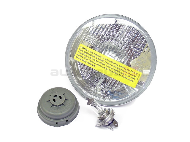  Hella 1AB 996 157-091 Halogen-Headlight - Oval 120-12V - oval -  Reference number: 12.5 - Fitting - Clear diffusing lens - Plug: Male -  Right Front/Left Front : Automotive