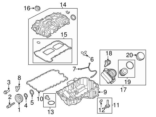 Genuine BMW 11137603638 Oil Pan - BMW