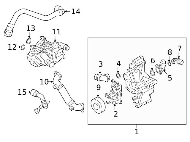 Genuine BMW 11518482254 Coolant Pipe - BMW