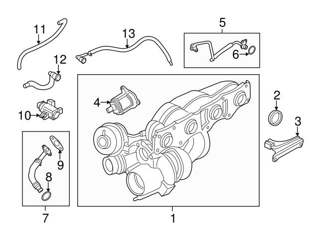 Genuine BMW 11657607727 Vacuum Hose/Line - BMW