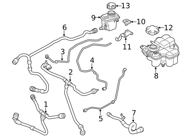 Best Selection of BMW M5 Expansion Tanks - Genuine BMW, Dorman