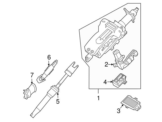 Genuine BMW 32306757495 Steering Shaft Universal Joint; Lower - BMW ...