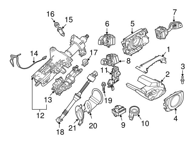 Genuine BMW 32306765858 Steering Wheel Position Sensor - BMW