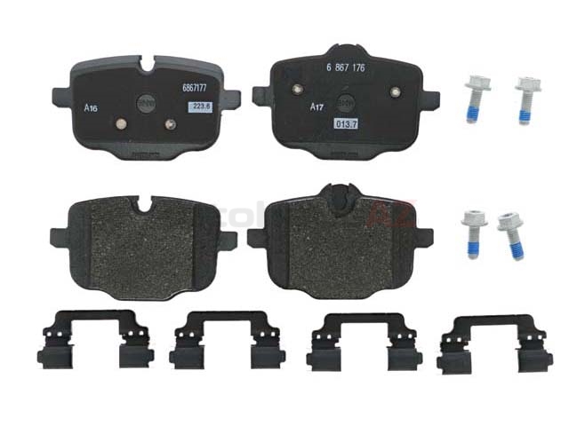 Genuine BMW 34216867175 Brake Pad Set; Rear - BMW