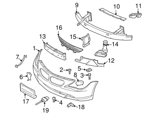 Genuine BMW 51117899509 Tow Hook Cover - BMW