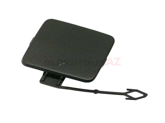 Genuine BMW 51127158447 Tow Hook Cover; Black - BMW