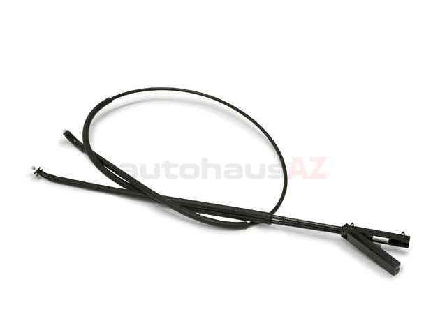 Genuine BMW 51237184456 Hood Release Cable; Cable to Hood Lock - BMW