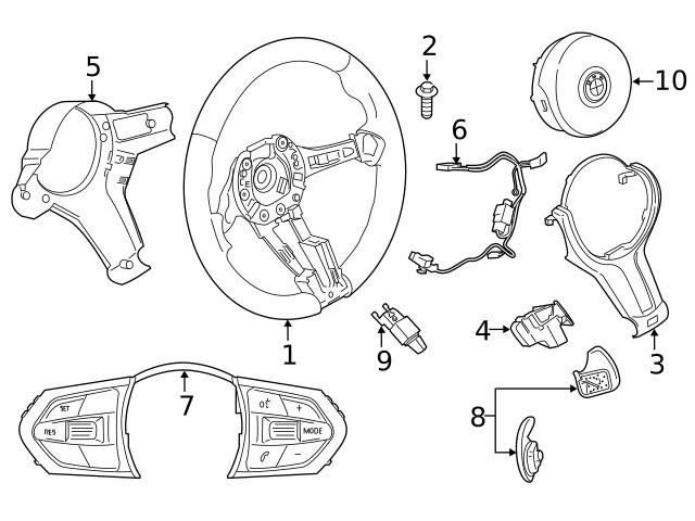 Genuine BMW 61317856946 Combination Switch - BMW