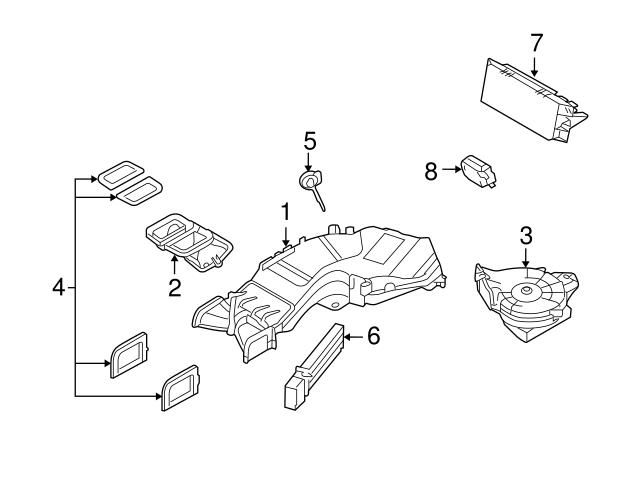 Genuine BMW 64119116489 HVAC Control Module - BMW