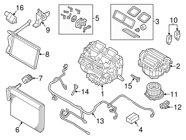 Genuine BMW 64119190077 HVAC Unit Case - BMW