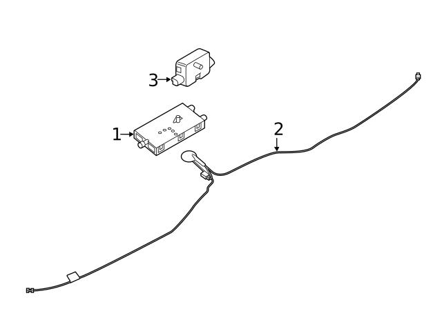 Genuine BMW 65206832256 Antenna Amplifier - BMW