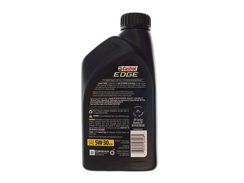 Castrol Edge 5W/30 oil available in 1 Litre & 4 Litre