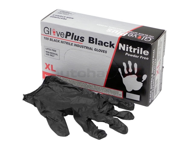 gloveplus black nitrile gpnb48100