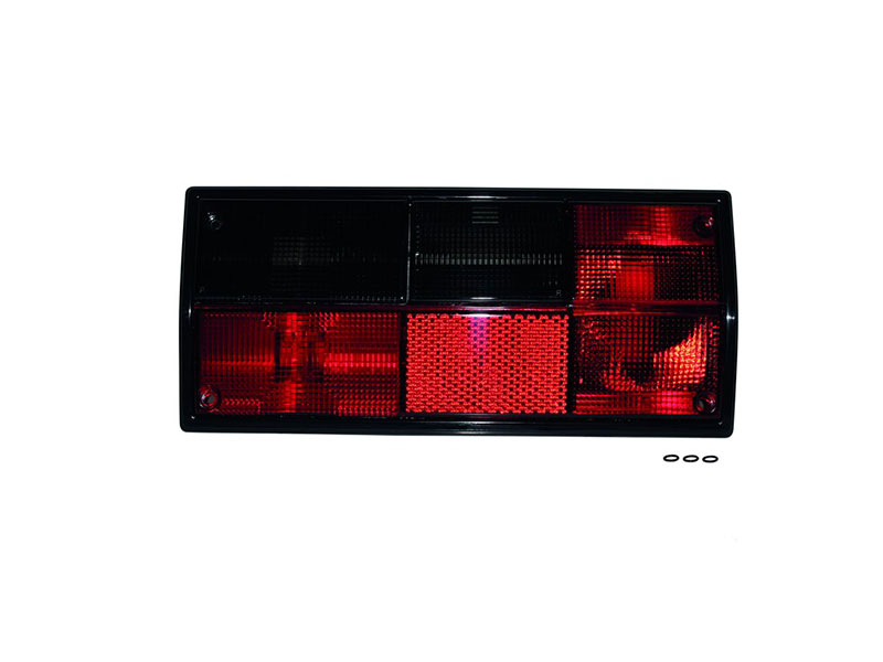 JP Group Dansk 1195303370 Tail Light Lens; Red/Smoked, For Hella Socket,  With E-Mark, Left - VW | 251945111B 251945111D 251945111E 251945111F