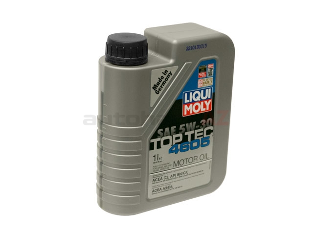 Liqui Moly Top Tec 4605 20446, 2243 Engine Oil; 5W-30 Synthetic; 1 Liter
