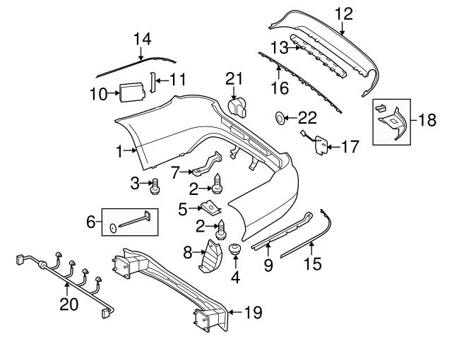 Genuine Mercedes 0009050210 Parking Aid Sensor; Right, Left - Mercedes ...