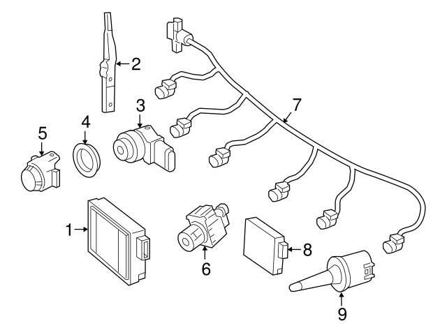 Genuine Mercedes 000905490764 Cruise Control Distance Sensor; Left, Right -  Mercedes | 0009050802 0009051606 0009051704 0009052804