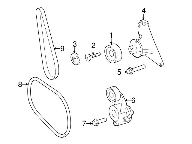 Mercedes serpentine outlet belt