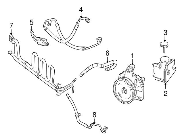 Mercedes GLK350 Power Steering Pump at Discount Prices - Genuine ...