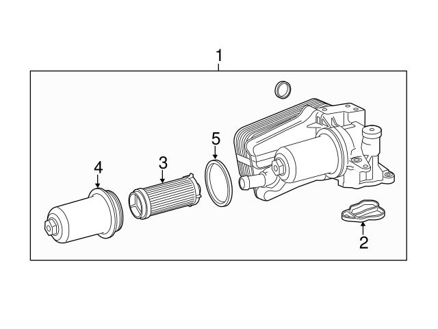 Genuine Mercedes 0229977845 Auto Trans Oil Cooler O-Ring - Mercedes