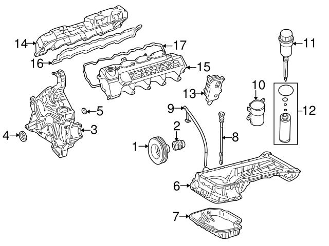 Genuine Mercedes 113010097264 Oil Dip Stick - Mercedes | 1130100972