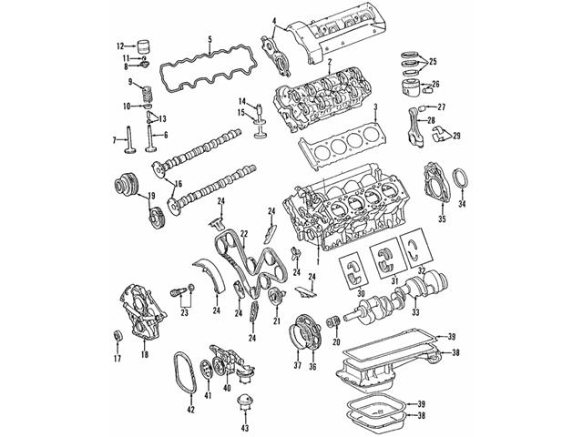 Genuine Mercedes 1561840458 Oil Pump Pickup Tube; Right - Mercedes