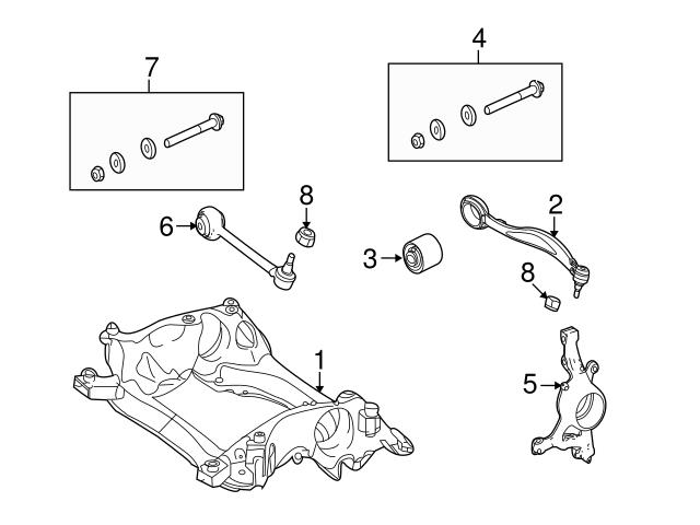 GENUINE MERCEDES Control Arm 2043308111 Mercedes Benz GLK350 GLK250