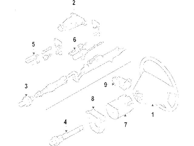 Genuine Mercedes 2094601716 Steering Column Tube - Mercedes