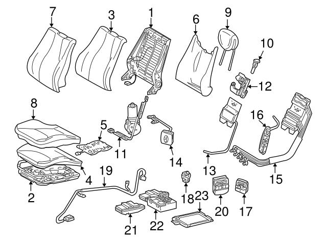 SEAT FOAM CUSHION, bottom, left