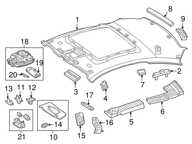 Genuine Mercedes 22281000409051 Coat Hook; Left, Right - Mercedes