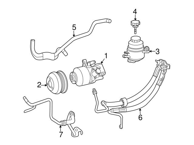 Genuine Mercedes 2304604624 Power Steering Return Hose - Mercedes ...