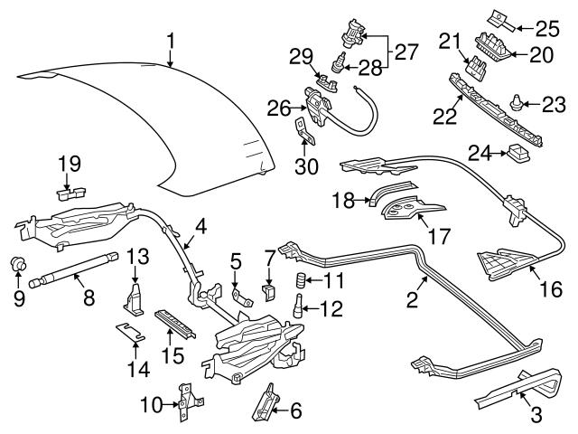 Genuine Mercedes 2317500085 Trunk Lid Latch - Mercedes | 231750008527 ...