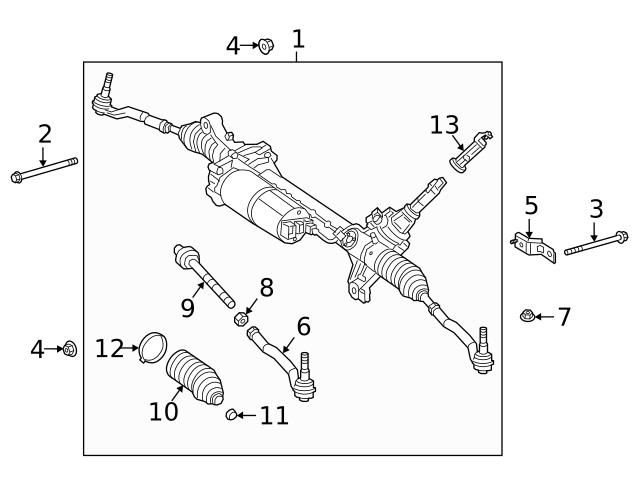 Genuine Mercedes 4633304801 Tie Rod End; Right - Mercedes