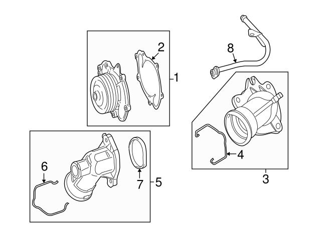 Genuine Mercedes 6422000252 Coolant Pipe - Mercedes