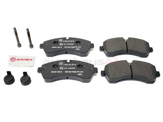 Genuine Mercedes 9064210300, A9064210300 Brake Pad Set; Front - Mercedes |  0044208220 004420822027 0054205320 0084204720