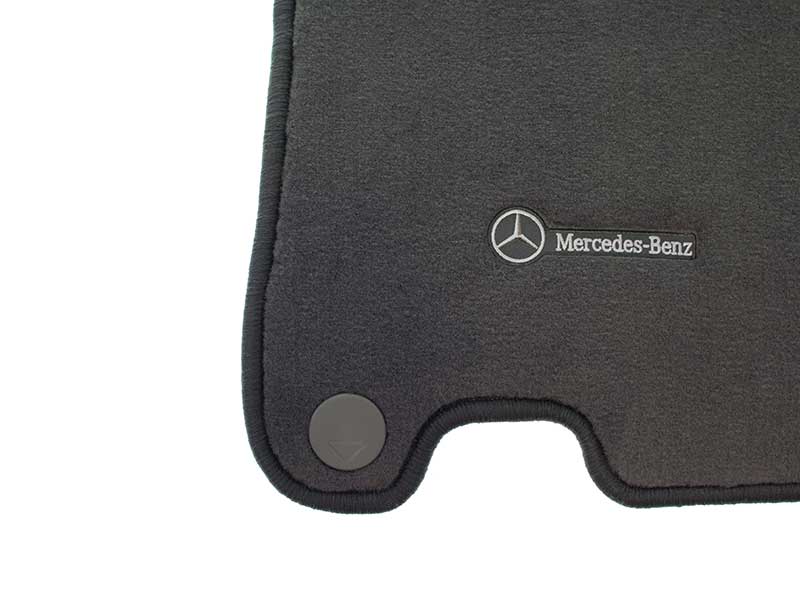 Genuine Mercedes Q6680510 Floor Mat Set; Ash Silver - Mercedes | BQ6680510