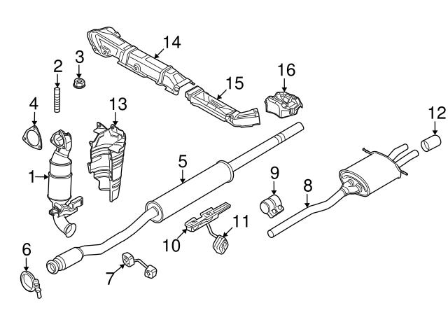 Genuine Mini 18307590303 Tail Pipe Tip; Left/Right; Chrome - Mini