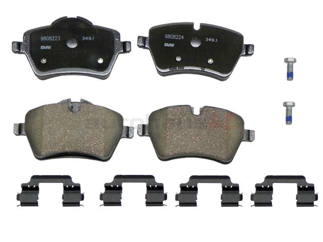 Genuine Mini 34119808705 Brake Pad Set; Front - Mini