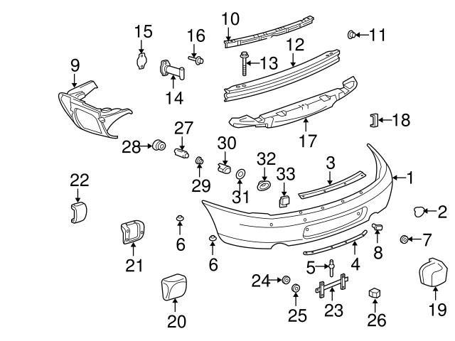 Genuine Porsche 99650563101 Bumper Cover Bracket; Left - Porsche