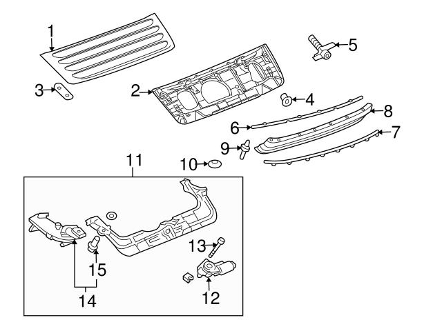 Genuine Porsche 99751291100 Seat Adjuster; Left, Right - Porsche