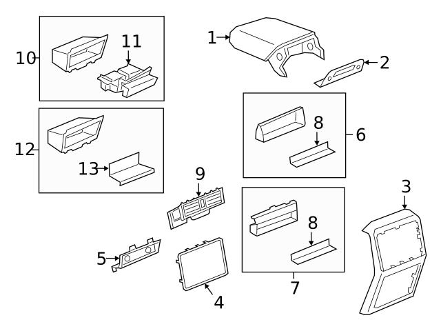 Genuine Porsche 9Y0819203BG0B Console Air Vent - Porsche | 9Y0819203AG0B